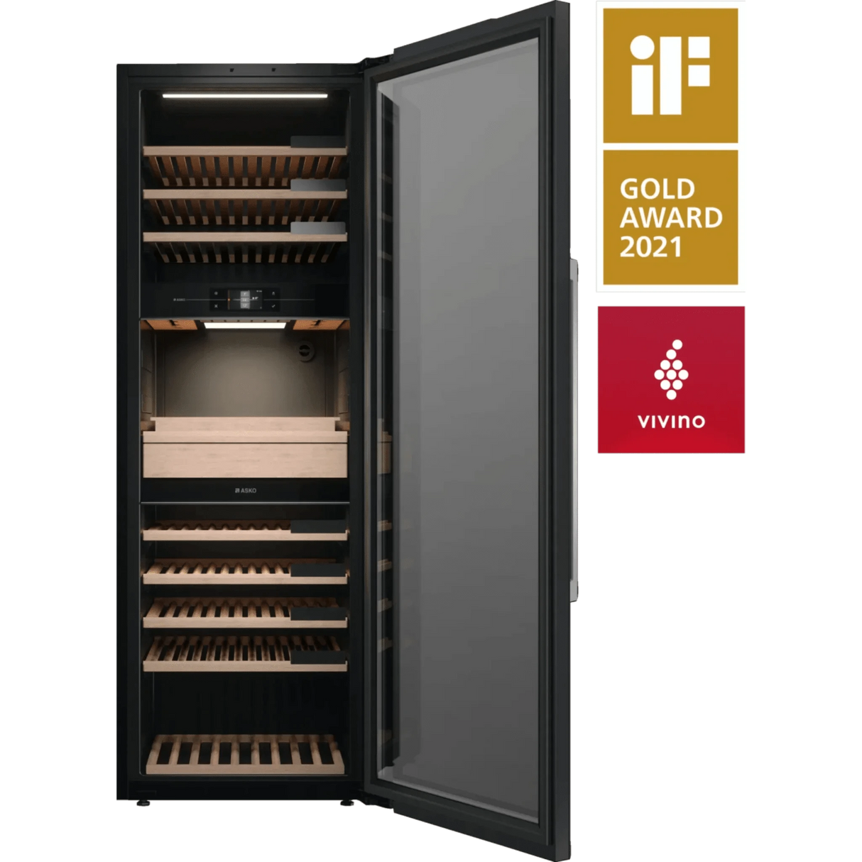 ASKO 3-Zone Wine Climate Cabinet 27 1/2 WCN311942G Wine Coolers WCN311942G Wine Coolers Empire