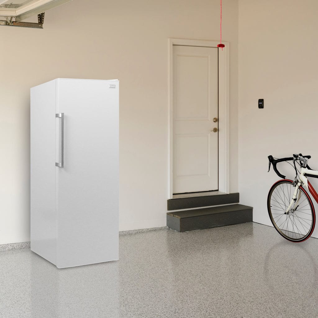 Avanti 10.8 cu.ft White Vertical Freezer AV1081VFK0W Freezers AV1081VFK0W Wine Coolers Empire