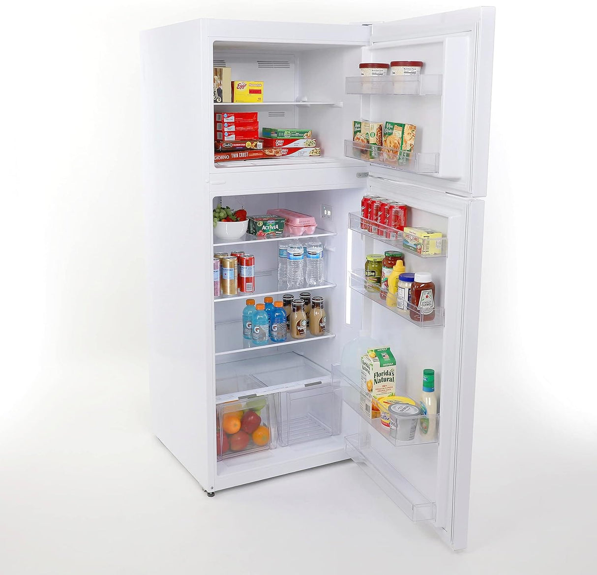 Avanti 14.0 Cu. Ft White Freestanding Top Freezer Refrigerator FF14V0W Refrigerators FF14V0W Wine Coolers Empire