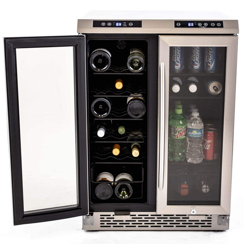 Avanti 19 Bottle/66 Can Dual-Zone Wine & Beverage Center WBV19DZ Wine/Beverage Coolers Combo WBV19DZ Wine Coolers Empire