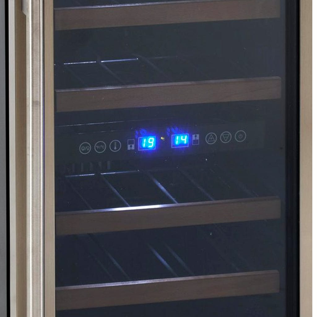 Avanti 28 Bottle DESIGNER Series Dual-Zone Wine Cooler WCF282E3SD Wine Coolers WCF282E3SD Wine Coolers Empire