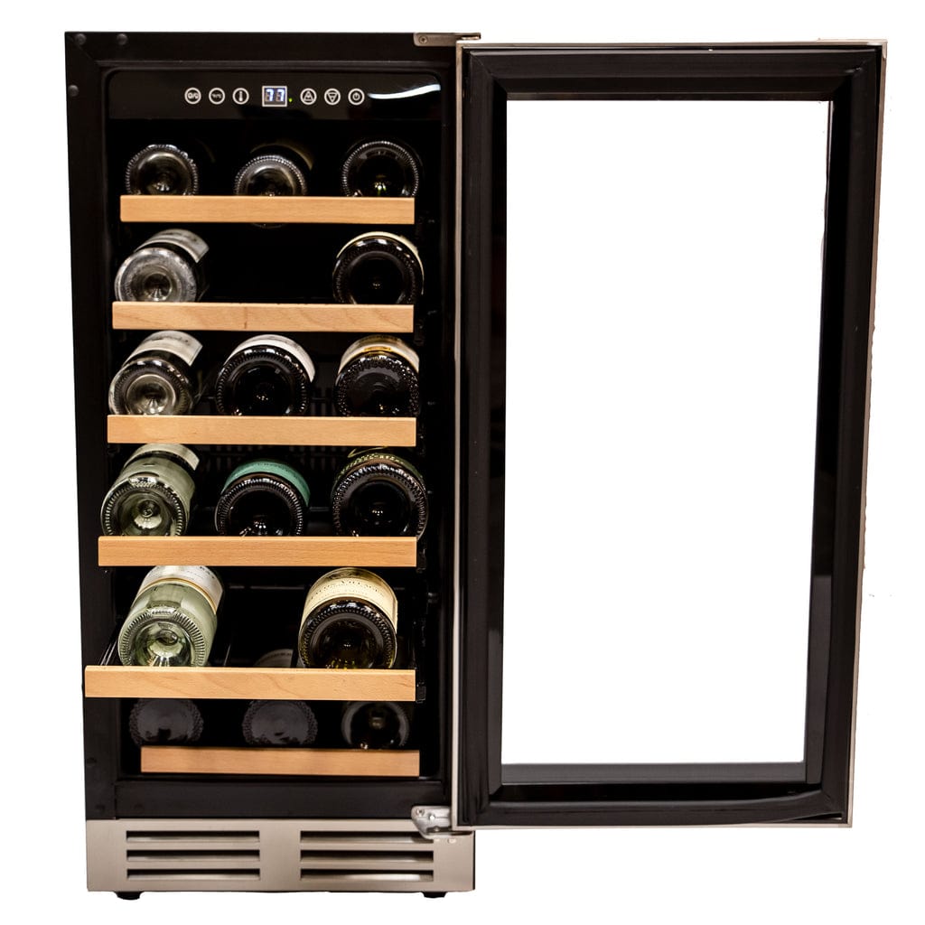 Avanti 28 Bottle DESIGNER Series Wine Cooler WCF281E3SS Wine Coolers WCF281E3SS Wine Coolers Empire
