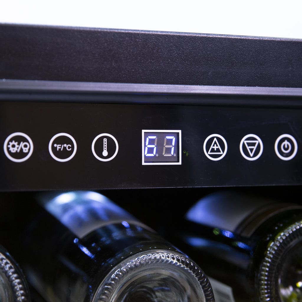 Avanti 28 Bottle DESIGNER Series Wine Cooler WCF281E3SS Wine Coolers WCF281E3SS Wine Coolers Empire
