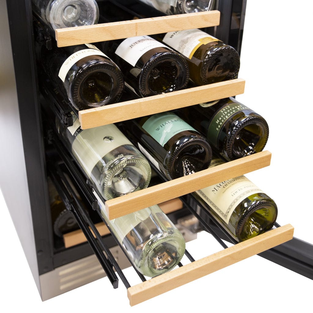 Avanti 28 Bottle DESIGNER Series Wine Cooler WCF281E3SS Wine Coolers WCF281E3SS Wine Coolers Empire