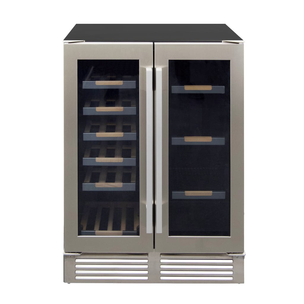 Avanti ELITE Series Side-by-Side Wine and Beverage Center WBE1956Z3S Wine/Beverage Coolers Combo WBE1956Z3S Wine Coolers Empire
