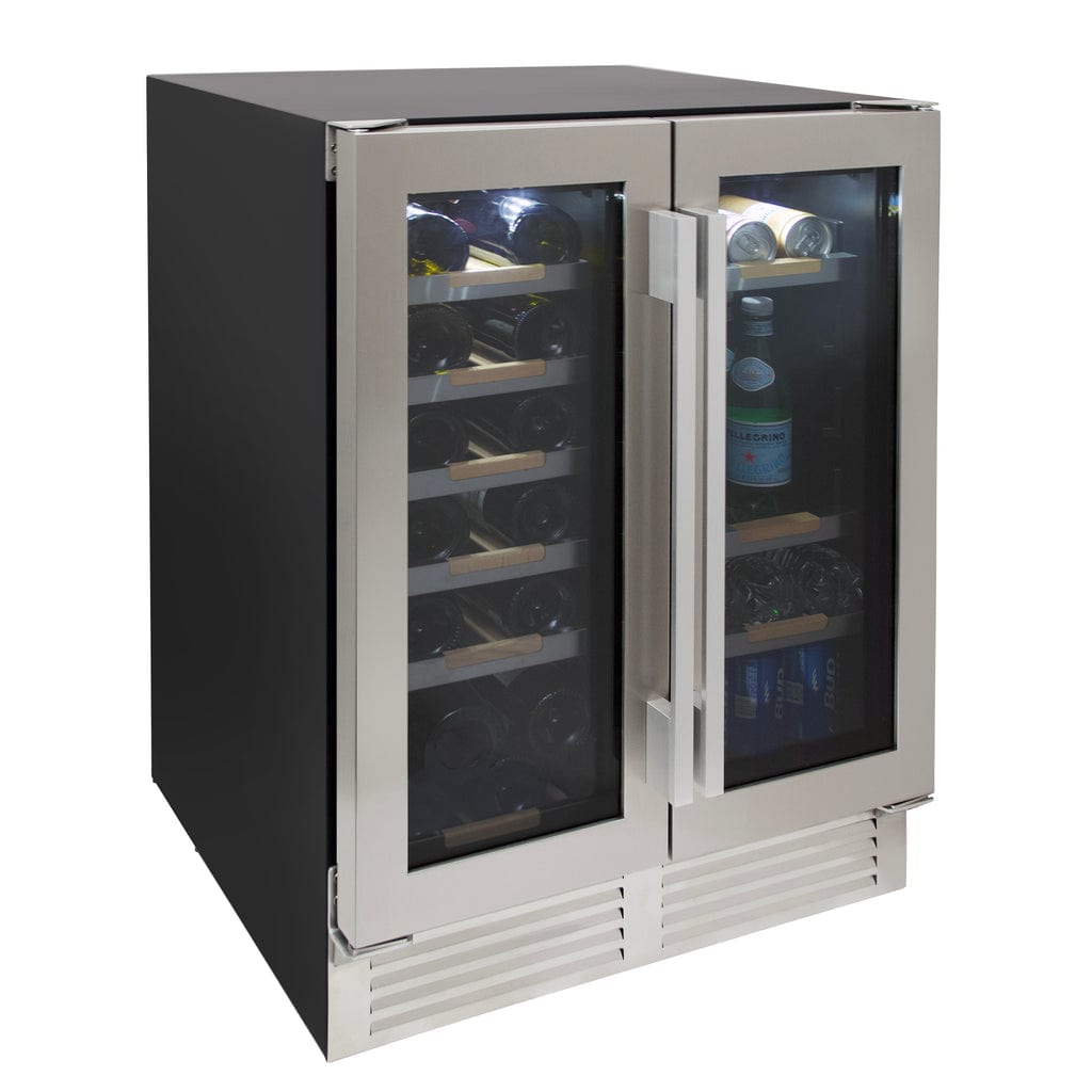 Avanti ELITE Series Side-by-Side Wine and Beverage Center WBE1956Z3S Wine/Beverage Coolers Combo WBE1956Z3S Wine Coolers Empire