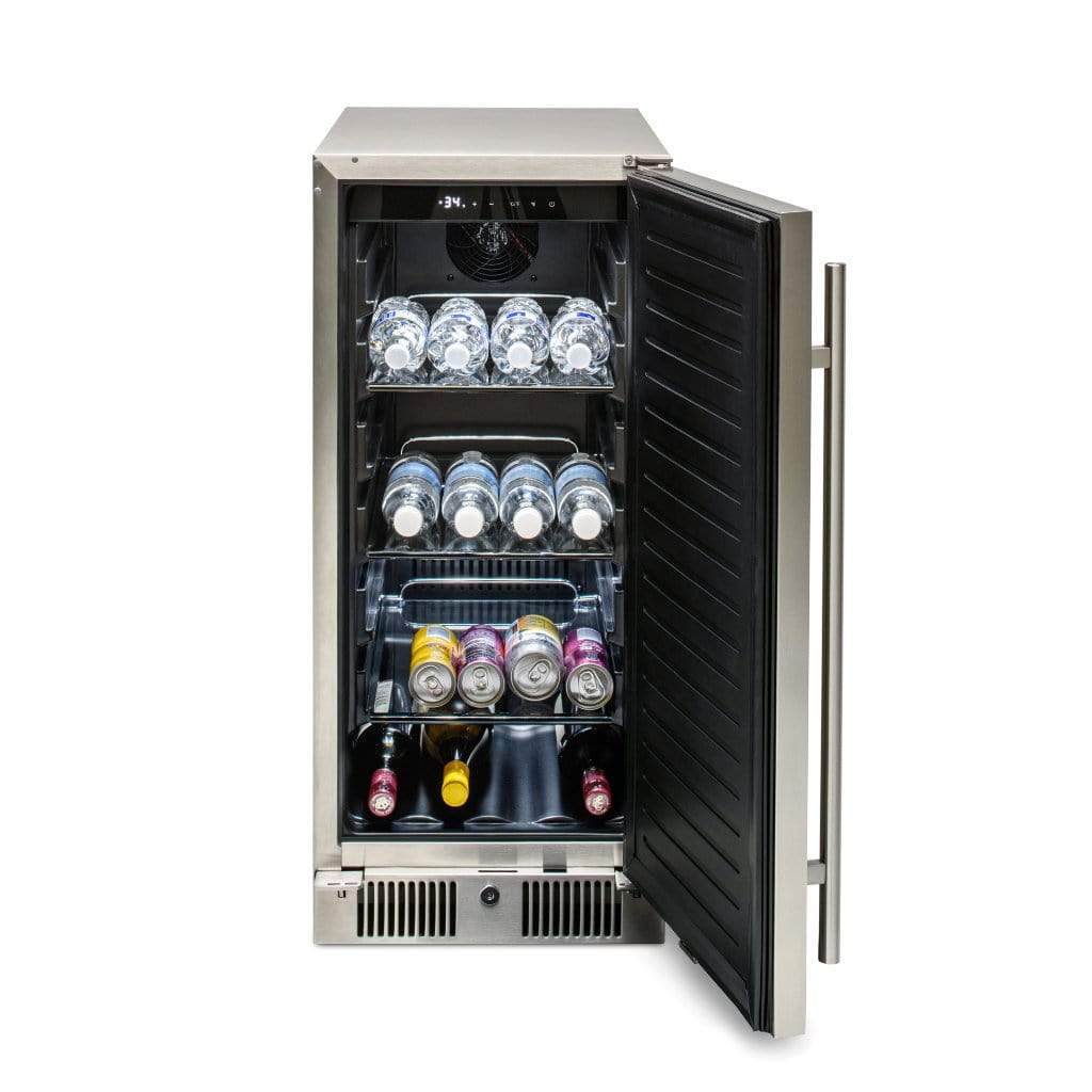 Blaze 15" 3.2 Cu.Ft. Outdoor Refrigerator BLZ-SSRF-15 Refrigerators BLZ-SSRF-15 Wine Coolers Empire