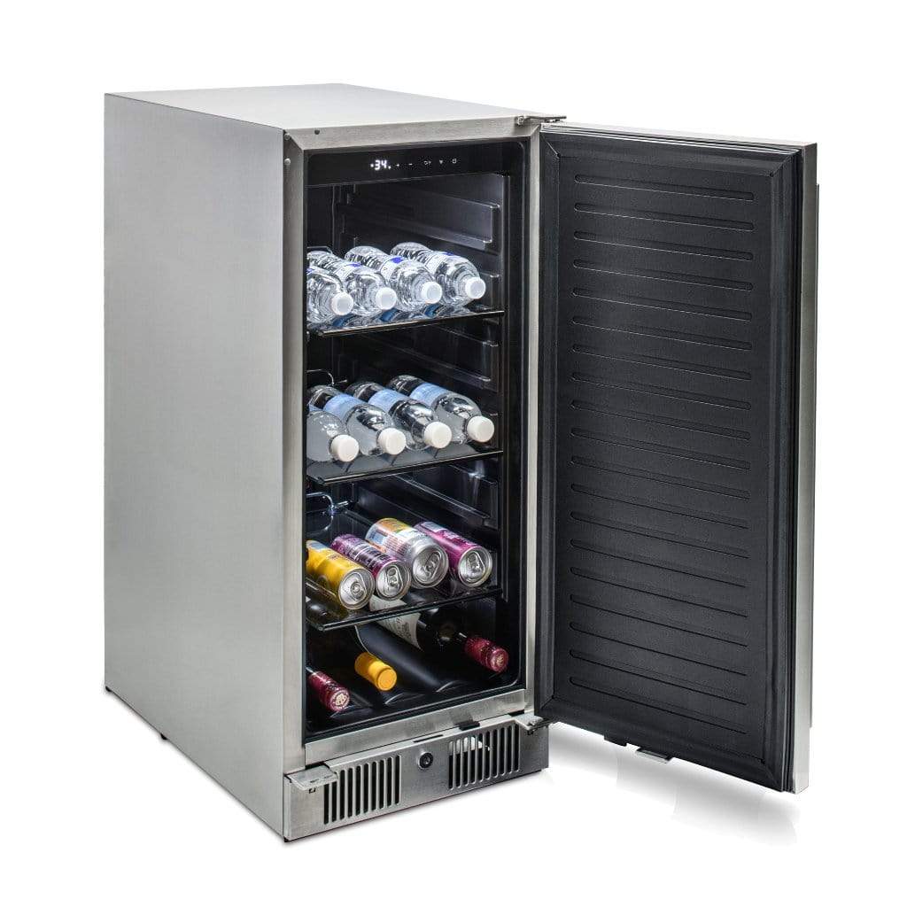 Blaze 15" 3.2 Cu.Ft. Outdoor Refrigerator BLZ-SSRF-15 Refrigerators BLZ-SSRF-15 Wine Coolers Empire