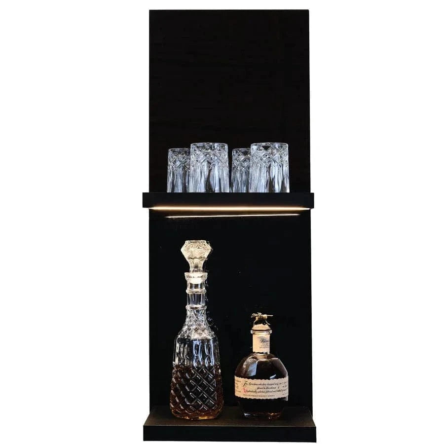 Blue Grouse 3 Foot Flat Black Vinyl Floating Shelves 3FT-SHELVES-K Wine Pegs 3FT-SHELVES-K Wine Coolers Empire
