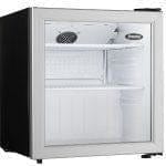Danby 1.6 cu. ft. Platinum Glass Door Compact Fridge Refrigerators DAG016A1BDB Wine Coolers Empire
