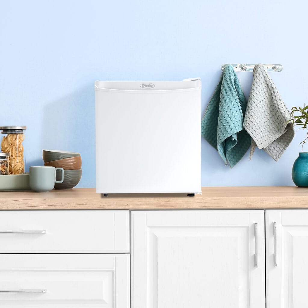 Danby 1.6 cu. ft. White Compact Refrigerator DCR016A3WDB Refrigerators DCR016A3WDB Wine Coolers Empire