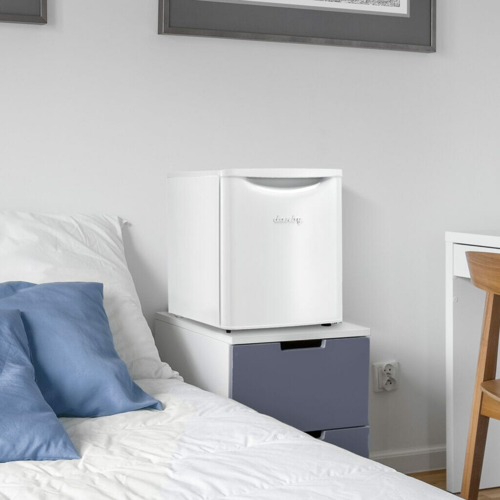 Danby 1.7 cu. ft. White Compact Refrigerator DAR017A3WDB Refrigerators DAR017A3WDB Wine Coolers Empire