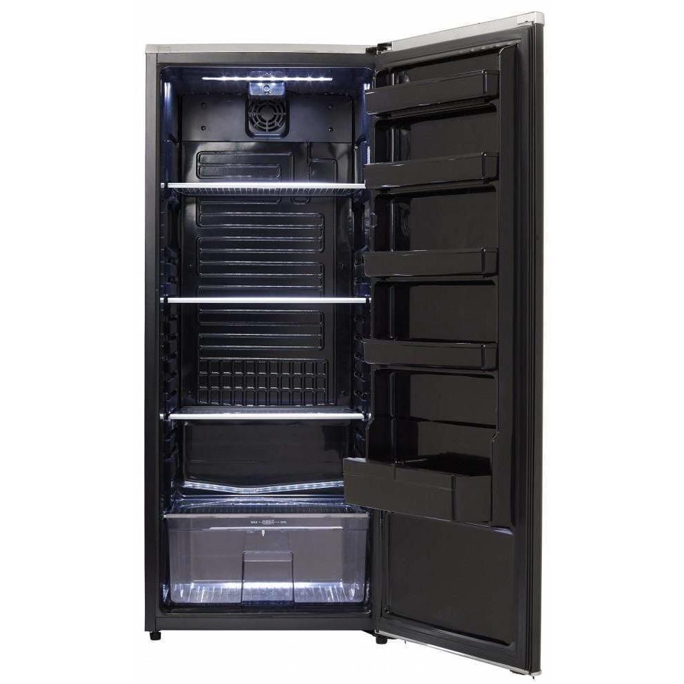 Danby 11 Cu. ft. Classic Chrome Line Fridge DAR110A2MDB Refrigerators DAR110A2MDB Wine Coolers Empire