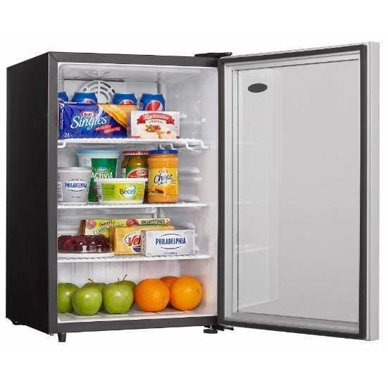 Danby 2.6 cu. ft. Stainless Steel Compact Fridge DAG026A1BDB Refrigerators DAG026A1BDB Wine Coolers Empire
