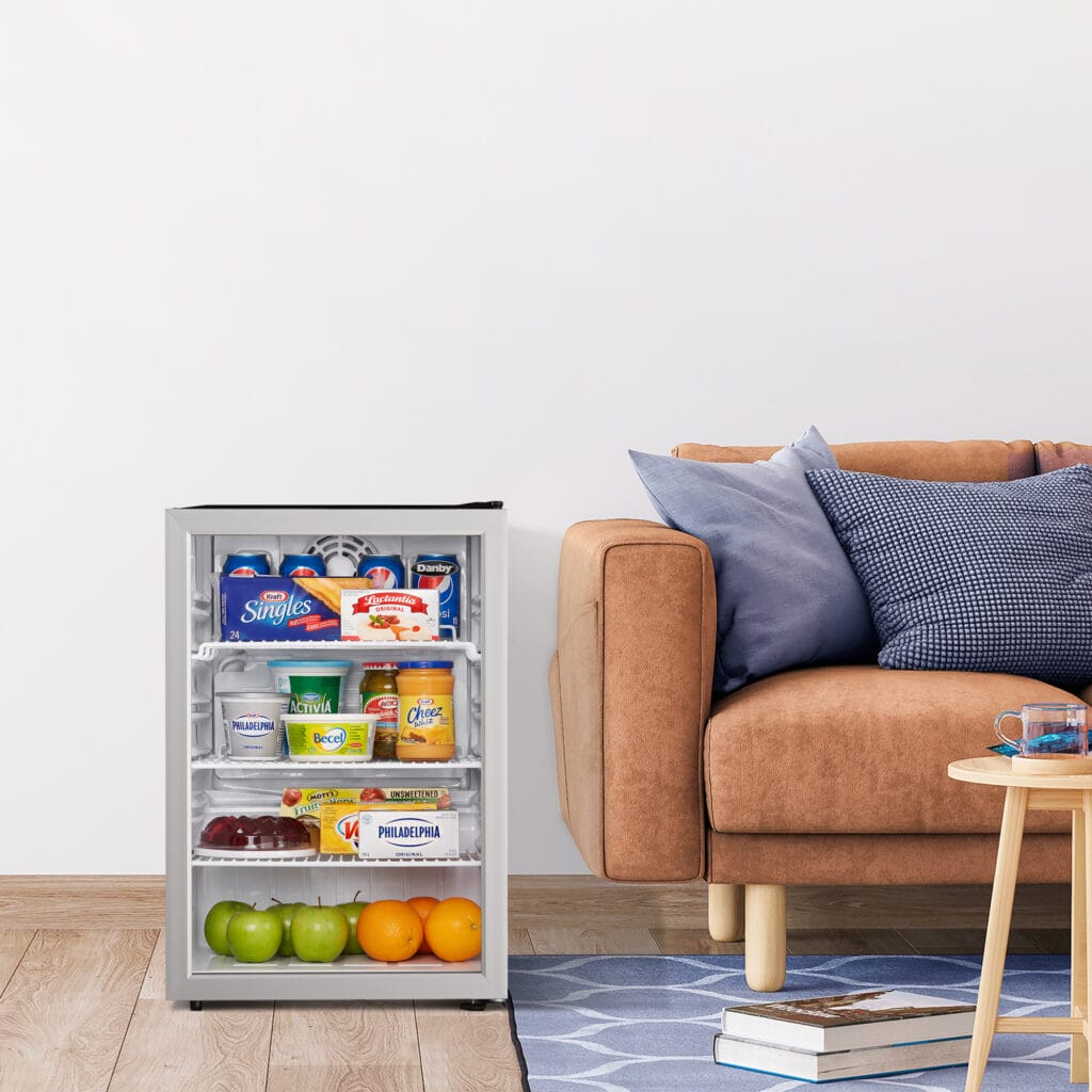 Danby 2.6 cu. ft. Stainless Steel Compact Fridge DAG026A1BDB Refrigerators DAG026A1BDB Wine Coolers Empire