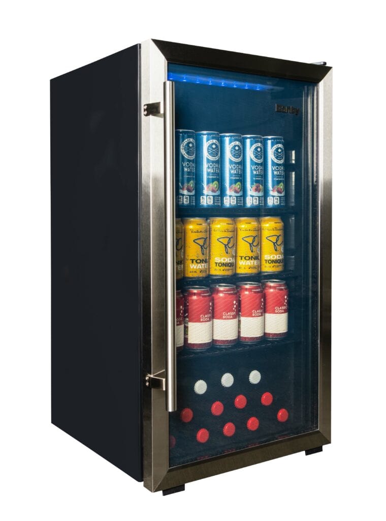 Danby 3.1 cu. ft. Free-Standing Stainless Steel Beverage Center Beverage Centers DBC117A2BSSDD-6 Wine Coolers Empire