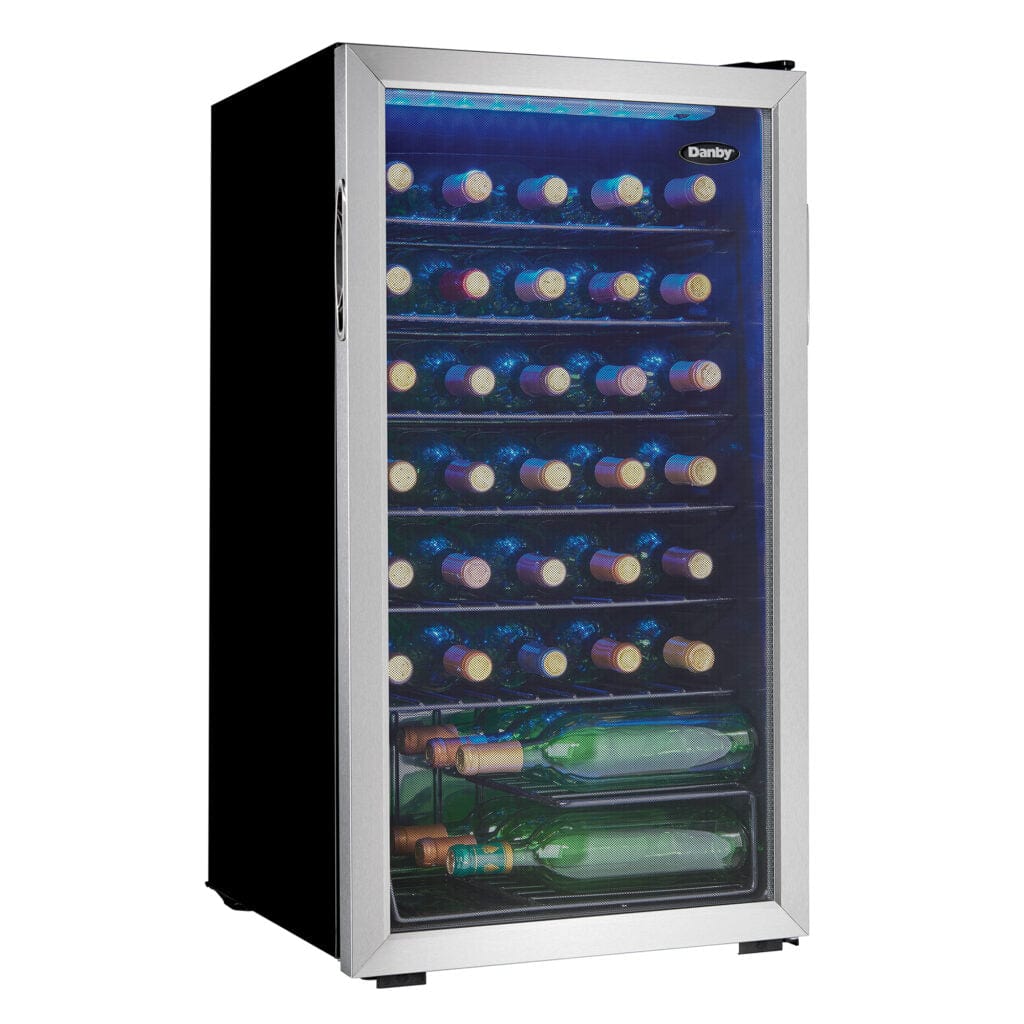 Danby 3.3 cu.ft Stainless Steel FreeStanding Wine Cooler Wine Coolers DWC036A1BSSDB-6 Wine Coolers Empire