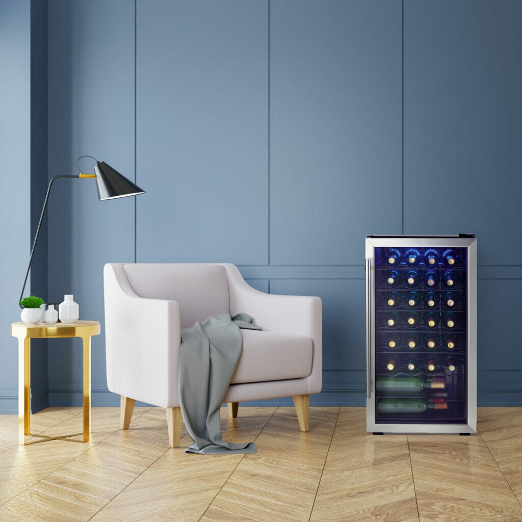 Danby 30 Bottles Stainless Steel Wine Cooler DWC310BLSDD Wine Coolers DWC310BLSDD Wine Coolers Empire