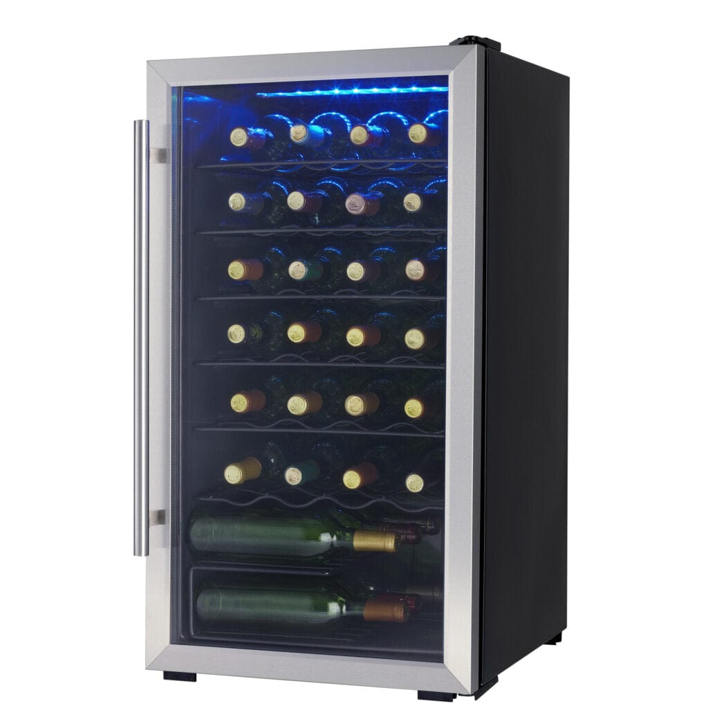 Danby 30 Bottles Stainless Steel Wine Cooler DWC310BLSDD Wine Coolers DWC310BLSDD Wine Coolers Empire