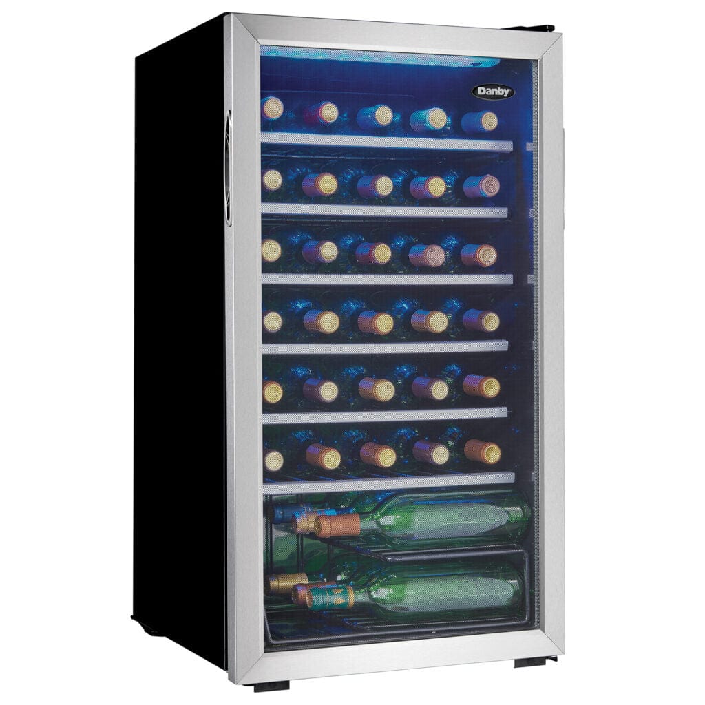 Danby 36 Bottle FreeStanding Wine Cooler DWC93BLSDBR1 Wine Coolers DWC93BLSDBR1 Wine Coolers Empire