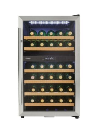 Danby 4.4 cu.ft Capacity FreeStanding Wine Cooler DWC040D2BSSDB Wine Coolers DWC040D2BSSDB Wine Coolers Empire