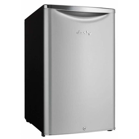 Danby 4.4 Cu.Ft. Iridium Silver Contemporary Compact Fridge Refrigerators DAR044A6DDB Wine Coolers Empire