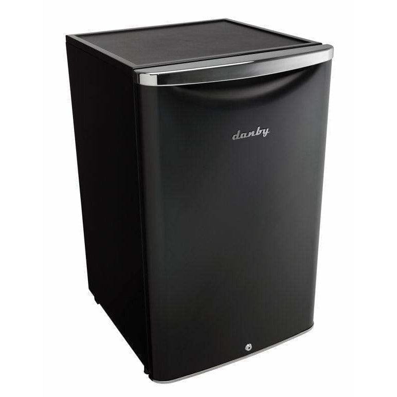 Danby 4.4 cu. ft. Midnight Black Retro Compact Fridge Refrigerators DAR044A6MDB Wine Coolers Empire