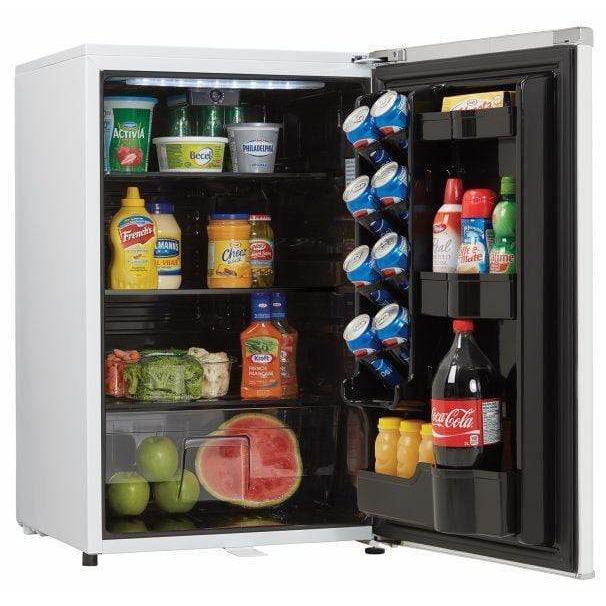 Danby 4.4 Cu.ft. Pearl White Contemporary Compact Fridge Refrigerators DAR044A6PDB Wine Coolers Empire