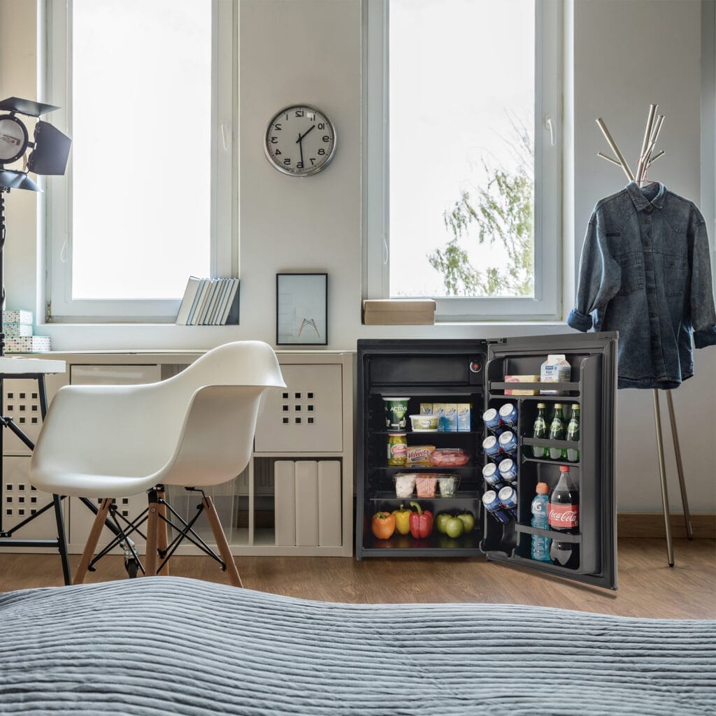 Danby 4.4 cu. ft Stainless Steel Classic Compact Refrigerator Refrigerators DCR044A4BBSL Wine Coolers Empire