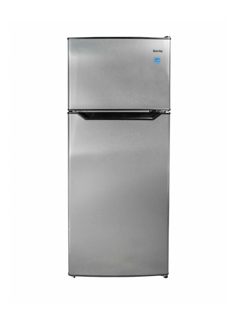 Danby 4.5 cu. ft 2 Door Stainless Steel Compact Refrigerator Refrigerators DCR045B1SLDB Wine Coolers Empire