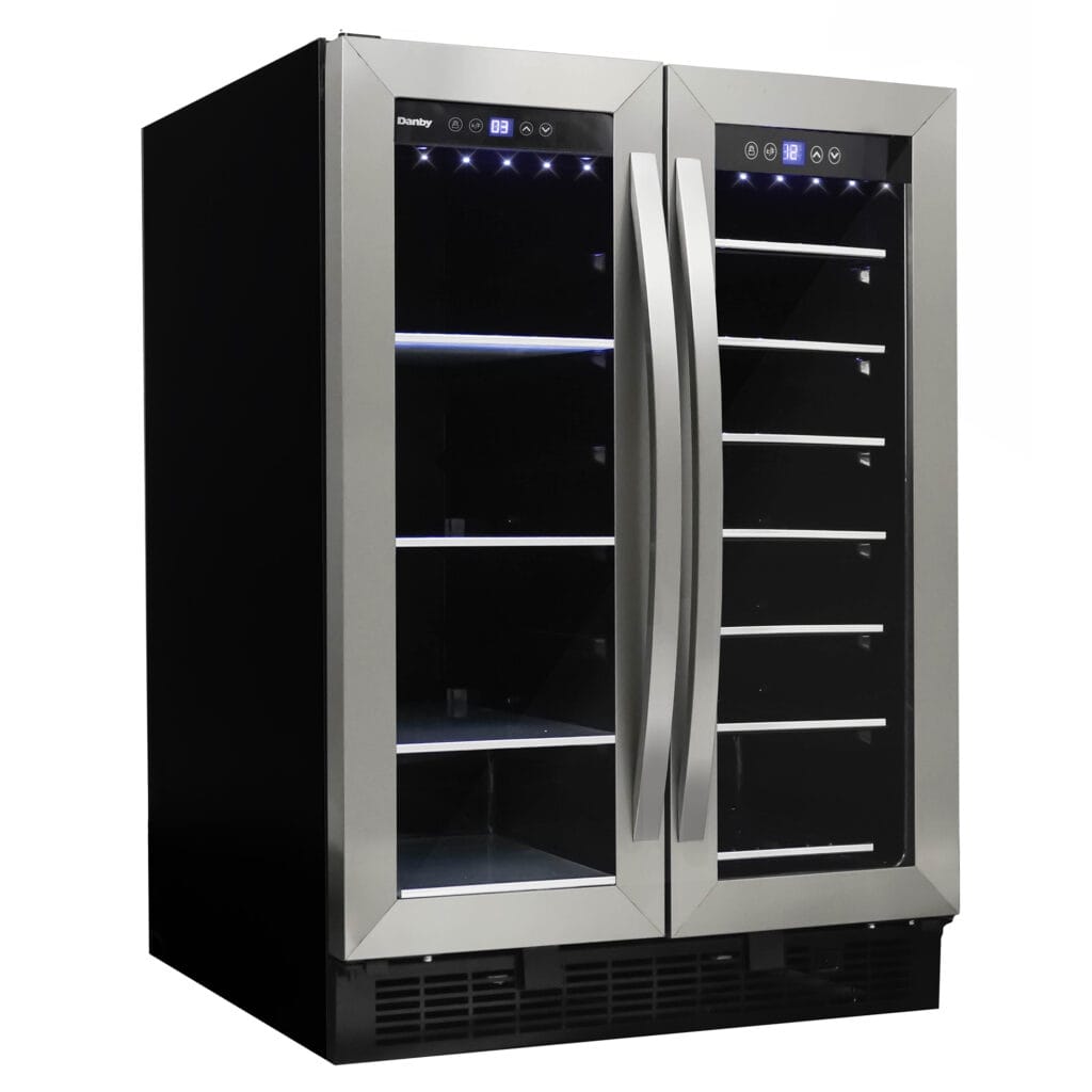Danby 5.2 cu. ft. Stainless Steel Built-in Beverage Center Beverage Centers DBC052A1BSS Wine Coolers Empire