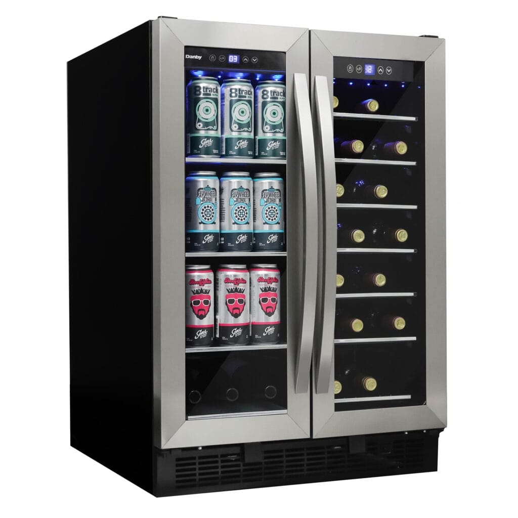 Danby 5.2 cu. ft. Stainless Steel Built-in Beverage Center Beverage Centers DBC052A1BSS Wine Coolers Empire