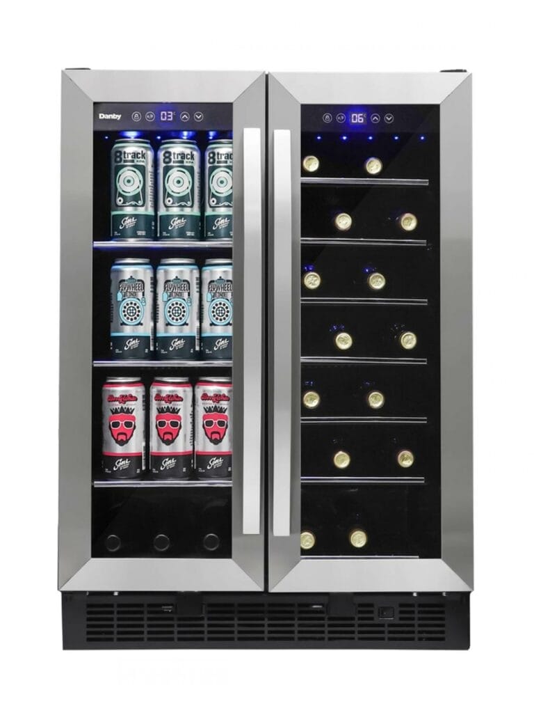 Danby 5.2 cu. ft. Stainless Steel Built-in Beverage Center Beverage Centers DBC052A1BSS Wine Coolers Empire