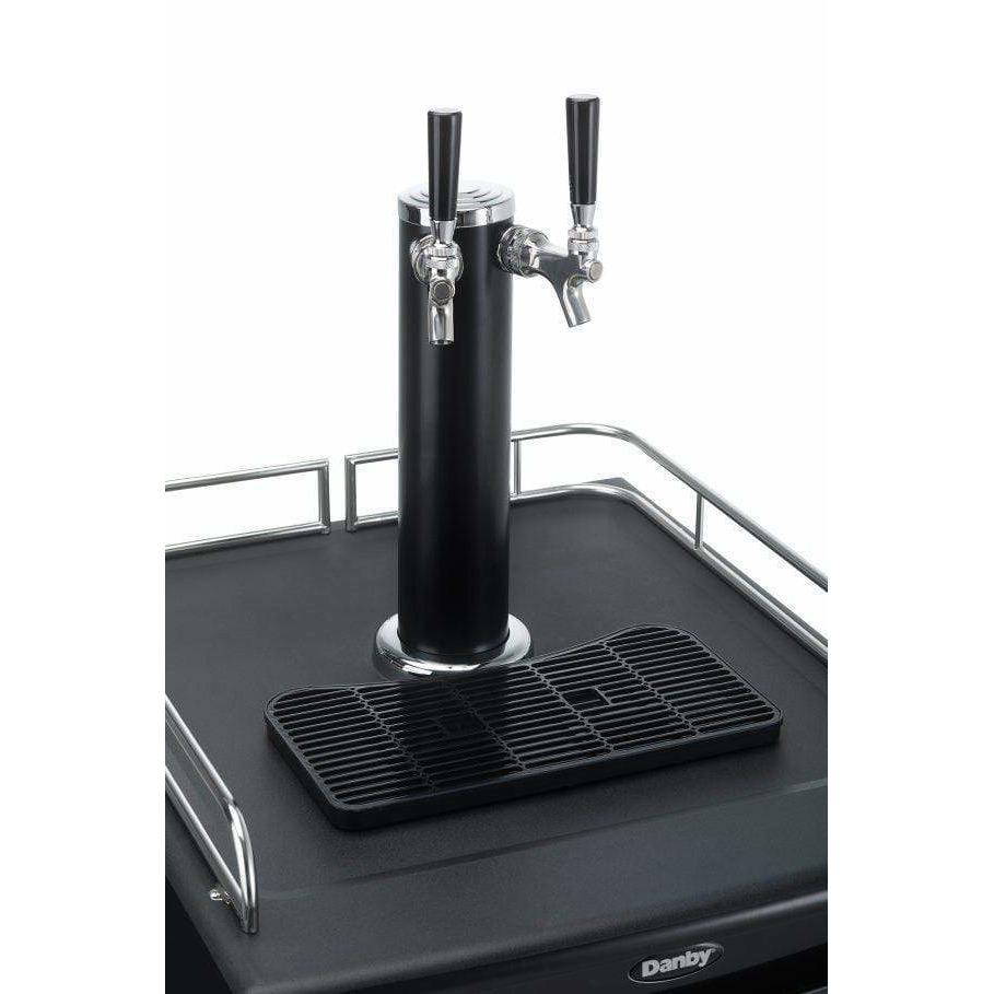 Danby 5.4 Cu. ft. Stainless Steel Dual-Tap Kegerator Kegerators DKC054A1BSL2DB Wine Coolers Empire