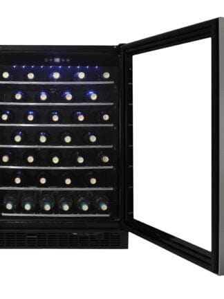 Danby 60 Bottle Stainless Steel Built-In Wine Cooler Wine Coolers DWC057A1BSS Wine Coolers Empire