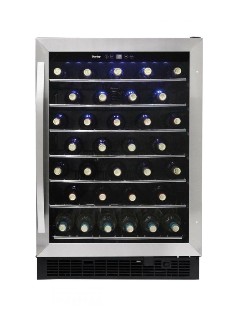 Danby 60 Bottle Stainless Steel Built-In Wine Cooler Wine Coolers DWC057A1BSS Wine Coolers Empire