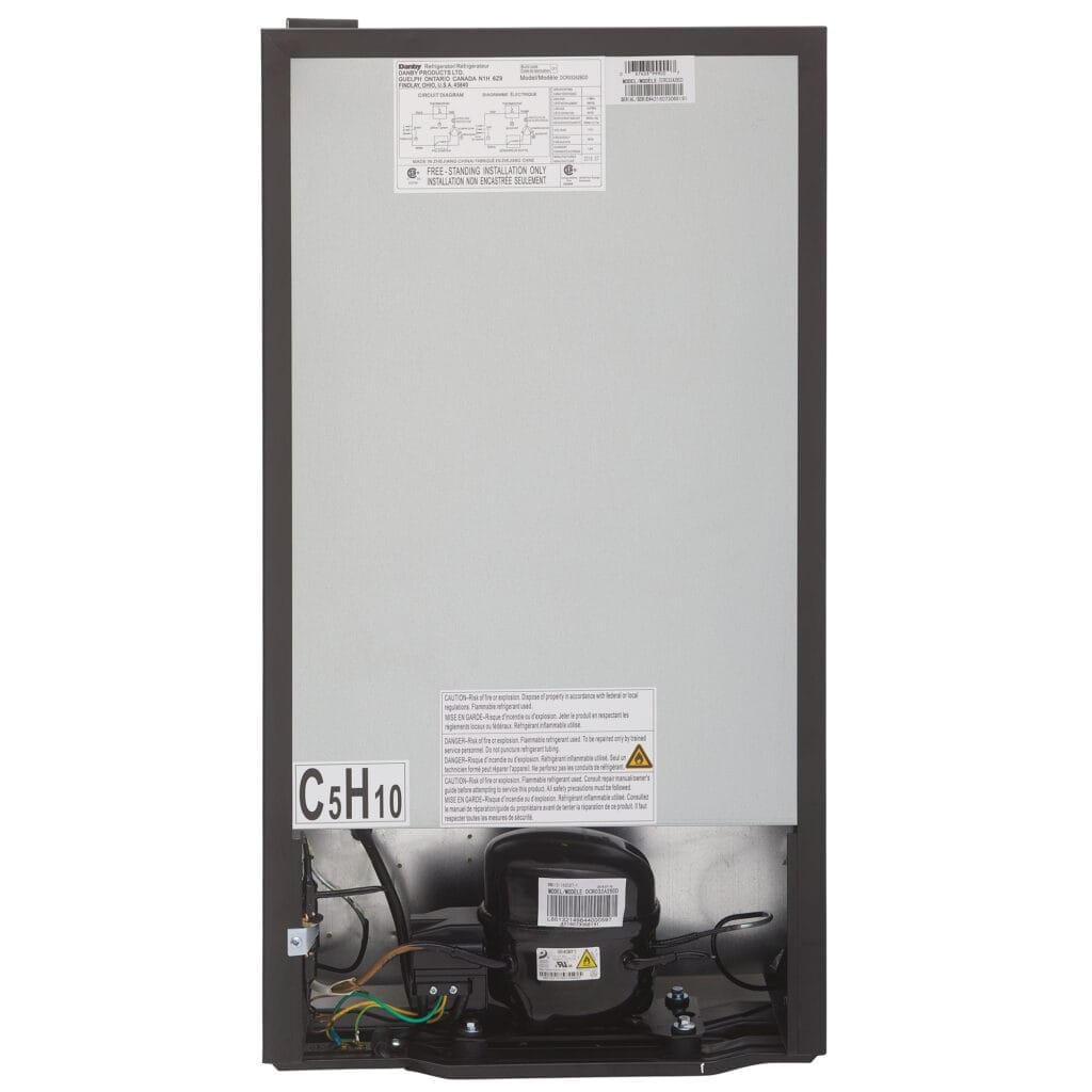 Danby Designer 3.2 cu. ft Black Refrigerator DCR032A2BDD Refrigerators DCR032A2BDD Wine Coolers Empire