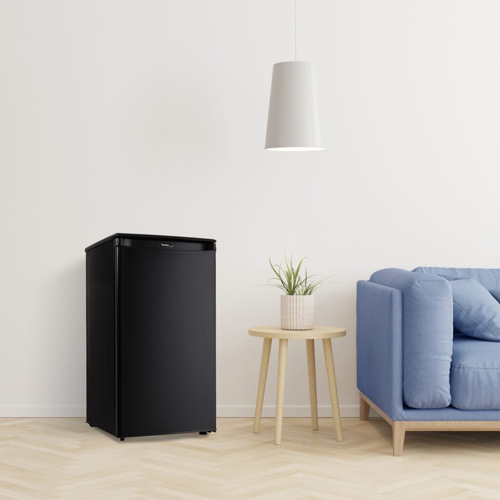 Danby Designer 3.3 cu. ft Black Refrigerator DAR033A1BDD Refrigerators DAR033A1BDD Wine Coolers Empire