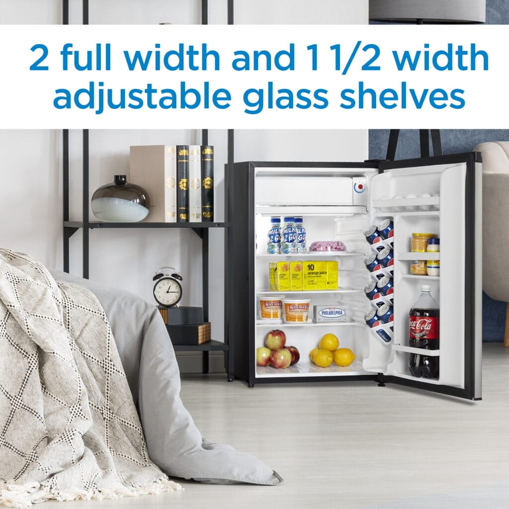 Danby Designer 4.4 cu. ft Stainless Steel Refrigerator Refrigerators DCR044A2BSLDD Wine Coolers Empire