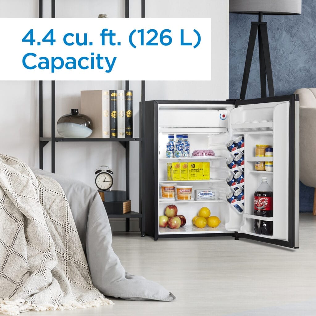 Danby Designer 4.4 cu. ft Stainless Steel Refrigerator Refrigerators DCR044A2BSLDD Wine Coolers Empire