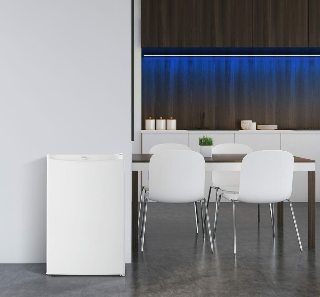 Danby Designer 4.4 cu. ft White Refrigerator DCR044A2WDD Refrigerators DCR044A2WDD Wine Coolers Empire