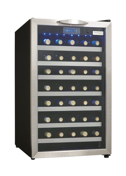 Danby Designer 45 Bottle Stainless Steel Wine Cooler Wine Coolers DWC458BLS Wine Coolers Empire