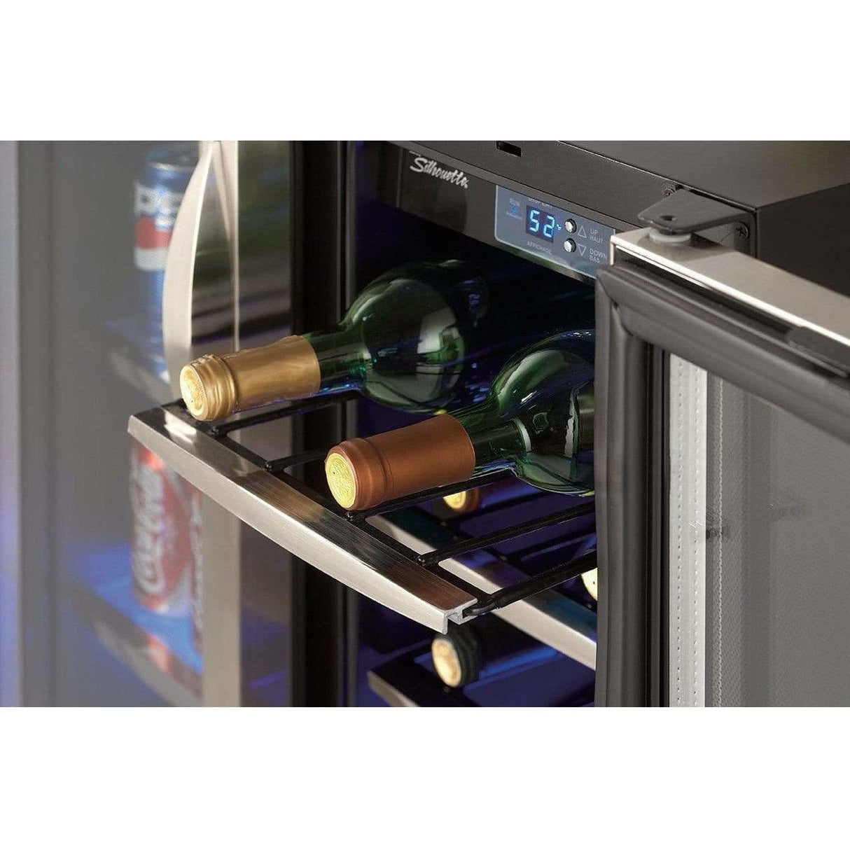 Danby Silhouette Emmental Built-In 27-Bottle, 60-Can Dual Zone Beverage Fridge DBC2760BLS Beverage Centers DBC2760BLS Wine Coolers Empire