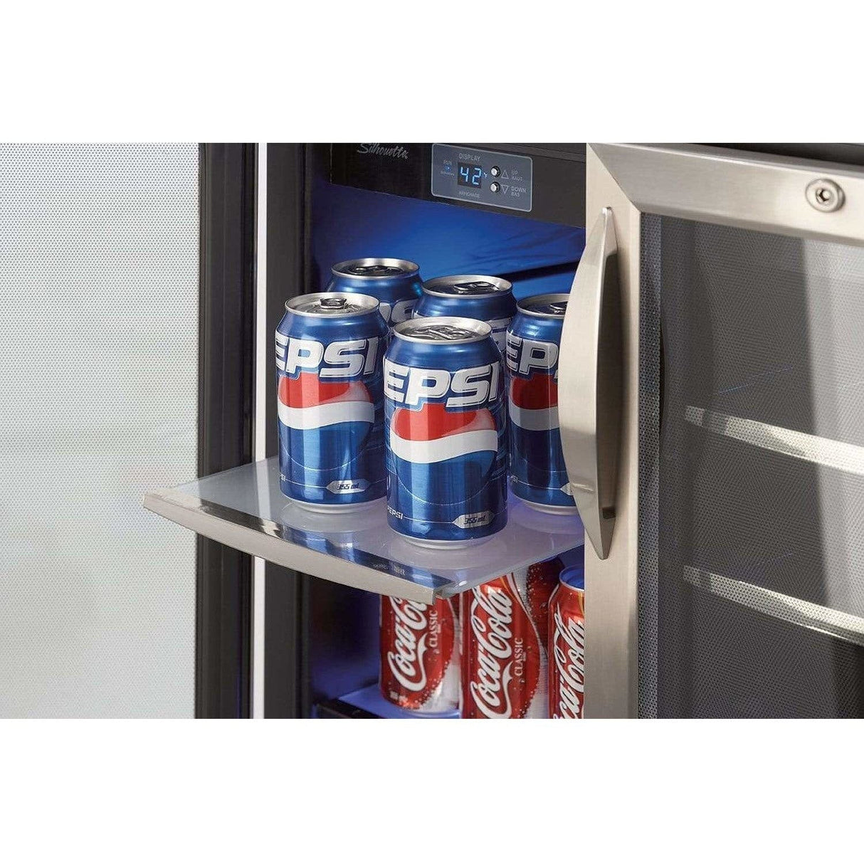 Danby Silhouette Emmental Built-In 27-Bottle, 60-Can Dual Zone Beverage Fridge DBC2760BLS Beverage Centers DBC2760BLS Wine Coolers Empire