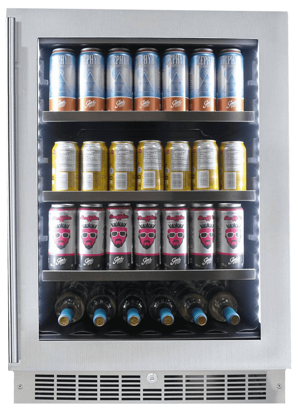 Danby Silhouette Saxony 24" Single Zone Beverage Center SPRBC056D1SS Beverage Centers SPRBC056D1SS Wine Coolers Empire