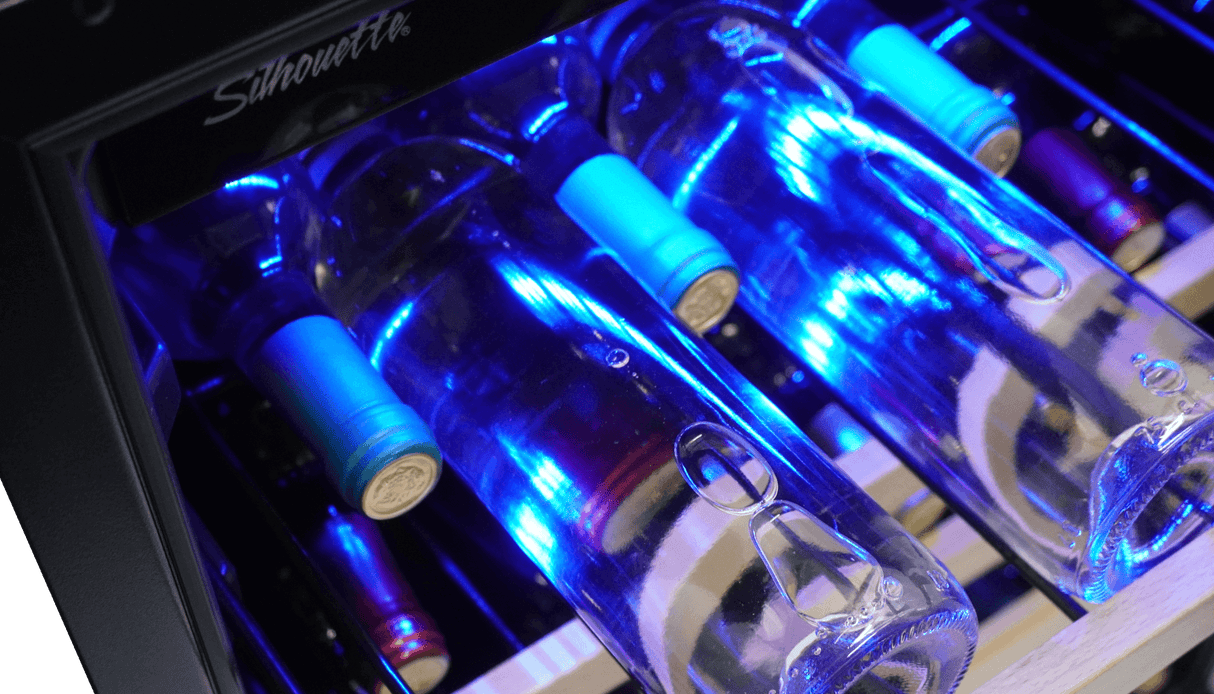 Danby Silhouette Stilton 50 Bottle 24" Single Zone Wine Cooler SWC057D1BSS Wine Coolers SWC057D1BSS Wine Coolers Empire