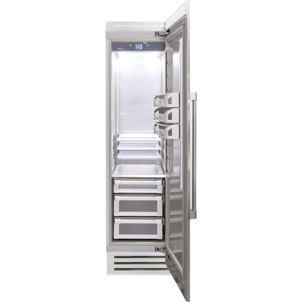 Fhiaba 24-inch, 13 cu. ft. Built-in All Refrigerator with Smart touch TFT Display FK24RFC-RS2 Refrigerators FK24RFC-RS2 Wine Coolers Empire