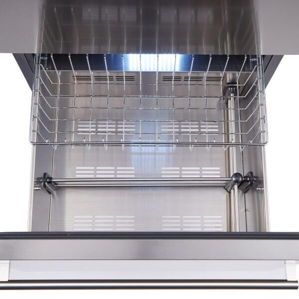 Forno Capraia 24" Dual Zone Wine-Beverage Cooler FWCDR6628-24S Wine/Beverage Coolers Combo FWCDR6628-24S Wine Coolers Empire