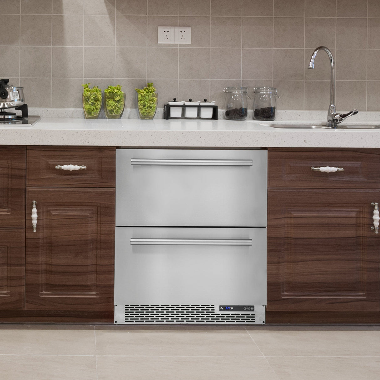 Forno Cologne 30" Stainless Steel Drawer Freezer FDRBI1876-30 Freezers FDRBI1876-30 Wine Coolers Empire