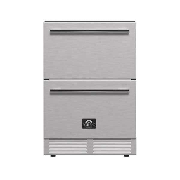 Forno Cosenza 24" Built-In Indoor/Outdoor Drawer Freezer with Ice Maker Freezers FDRBI1838-24S Wine Coolers Empire